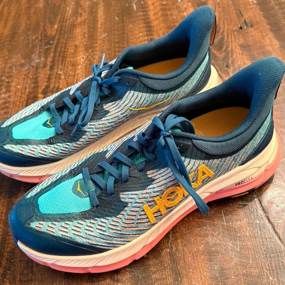 Hoka Blue and Teal Athletic Shoes - Picture 5 of 5